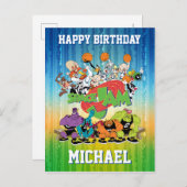 TUNE SQUAD™対モンスターズ インビテーションポストカード (正面/裏面)