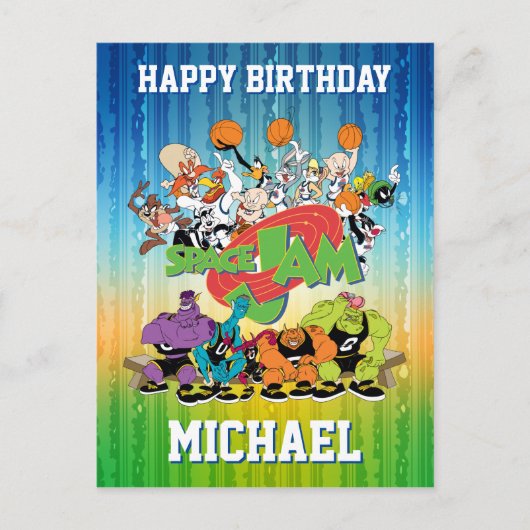 TUNE SQUAD™対モンスターズ インビテーションポストカード (正面)