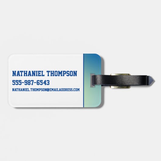 TUNE SQUAD™ Group宇宙JAM™ロゴ ラゲッジタグ (裏面横)