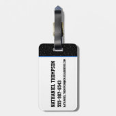 TUNE SQUAD™ & Monstars宇宙ジャム™ロゴ ラゲッジタグ (裏面縦)