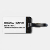 TUNE SQUAD™ & Monstars宇宙ジャム™ロゴ ラゲッジタグ (裏面横)