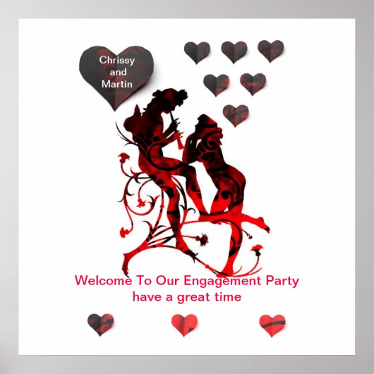 "Tunes of Love"ドア入り口パーティーポスター* ポスター (正面)