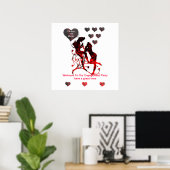 "Tunes of Love"ドア入り口パーティーポスター* ポスター (ホームオフィス)