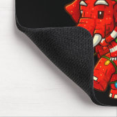 Tung Tung Sahur Riding Elephant Christmas Italian  マウスパッド (コーナー)