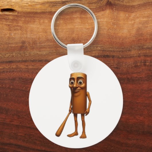 Tung Tung Tung Sahur キーホルダー (正面)