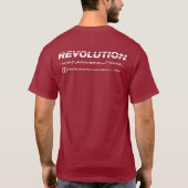 Tuning Revolution - Witte tekst - Facebook Tシャツ (裏面)