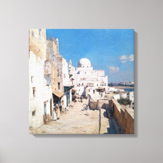 Tunis 1905 – Impressionist Travel Art from Tunisia キャンバスプリント (正面)