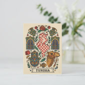 Tunis Tunisia Travel ポストカード (スタンド正面)