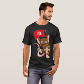 Tunisia Fan Mouse Tシャツ (正面フル)