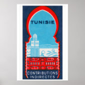 Tunisia - Matchbox Print - Sweden Wall Art ポスター (正面)