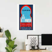 Tunisia - Matchbox Print - Sweden Wall Art ポスター (ホームオフィス)