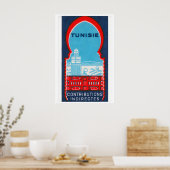 Tunisia - Matchbox Print - Sweden Wall Art ポスター (キッチン)