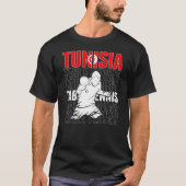 Tunisia Table Tennis  Support Tunisia Ping Pong Te Tシャツ (正面)