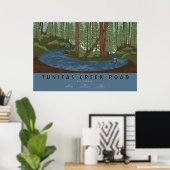 Tunitas Creek Road Cycling Poster ポスター (ホームオフィス)