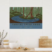 Tunitas Creek Road Cycling Poster ポスター (キッチン)