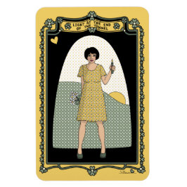 Tunnel_A_4x6冷蔵庫の端の光 マグネット