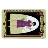 Tunnel_A_4x6冷蔵庫の端の光 マグネット (横)