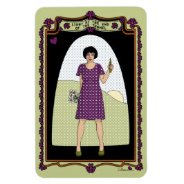 Tunnel_A_4x6冷蔵庫の端の光 マグネット