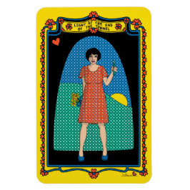 Tunnel_B_4x6冷蔵庫の端の光 マグネット