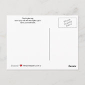 Tunnel_C_ポストカードの端のライト ポストカード (裏面)