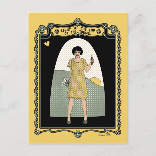 Tunnel_C_ポストカードの端のライト ポストカード (正面)