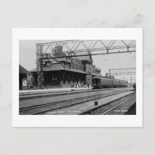 Tunnel Depot, Port Huron, Michigan – ルイペシャ ポストカード (正面)