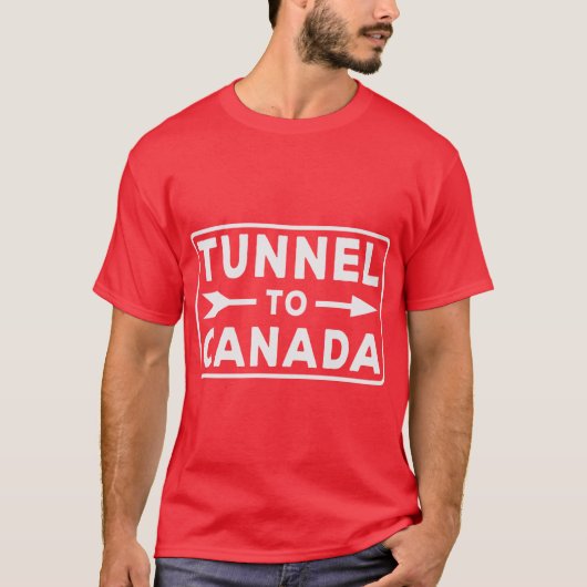 Tunnel To Canada Triblend Tシャツ (正面)