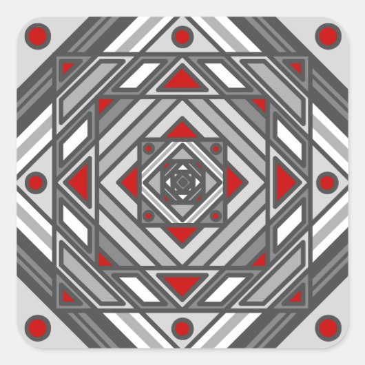 Tunnel Visionシール スクエアシール (正面)