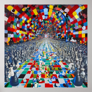 Tunnelvision IIIアートプリント(文字なし) ポスター