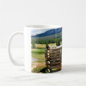 Tuolumne Meadows, Yosemite, CAのホット春 コーヒーマグカップ (左)