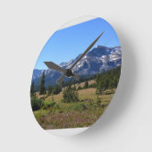 Tuolumne Meadows、Yosemite、CA ラウンド壁時計 (傾斜)