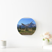 Tuolumne Meadows、Yosemite、CA ラウンド壁時計 (ホーム)