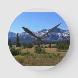 Tuolumne Meadows、Yosemite、CA ラウンド壁時計