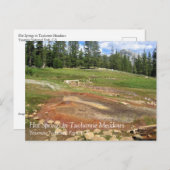Tuolumne Meadows, Yosemite, CA Postのホット春 ポストカード (正面/裏面)