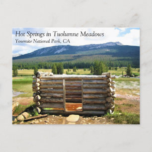 Tuolumne Meadows, Yosemite, CA Postのホット春 ポストカード