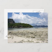 Tupの島、タイ ポストカード (正面/裏面)