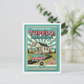 Tupelo, MS Retro Travel ポストカード (スタンド正面)
