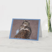 Tuph誕生日カード付き猫 カード (正面)