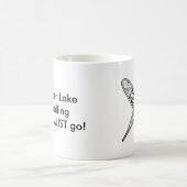 Tupper湖は-かんじき呼んでいます マグカップ (中央)