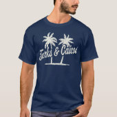 Tur And Caicos 70S Palmrees boy Tシャツ (正面)