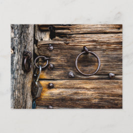 Tür mit Schloss ポストカード