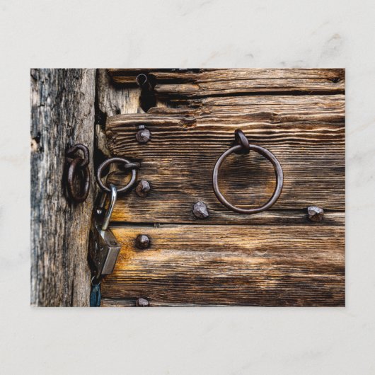 Tür mit Schloss ポストカード (正面)
