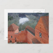 Turaida Castle by Gauja River, Sigulda, Latvia ポストカード (正面/裏面)