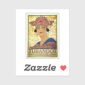 Turandotのポスター – Giacomo Puccini シール (シート)