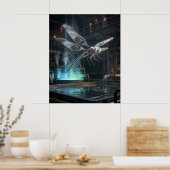 Turbine Dragonfly Drift ポスター (キッチン)