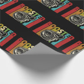 Turbo Car Boost Boosted Turbocharger Auto X Retro ラッピングペーパー (角)