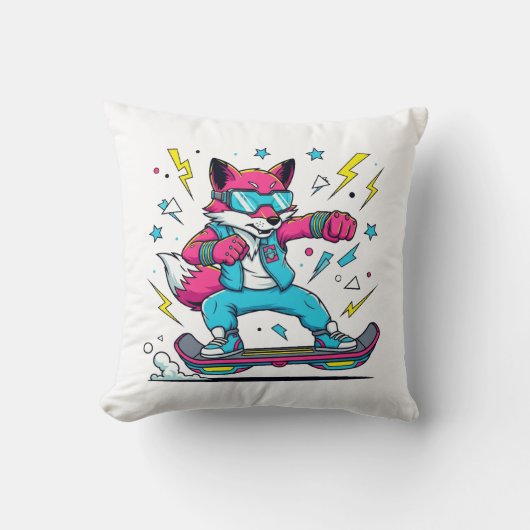 Turbo Fox クッション (正面)