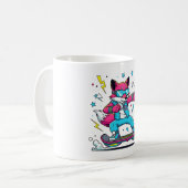 Turbo Fox コーヒーマグカップ (正面左)