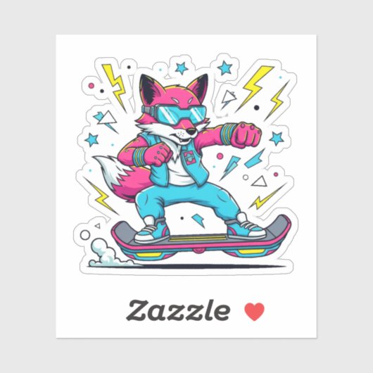 Turbo Fox シール (シート)