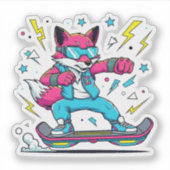 Turbo Fox シール (正面)